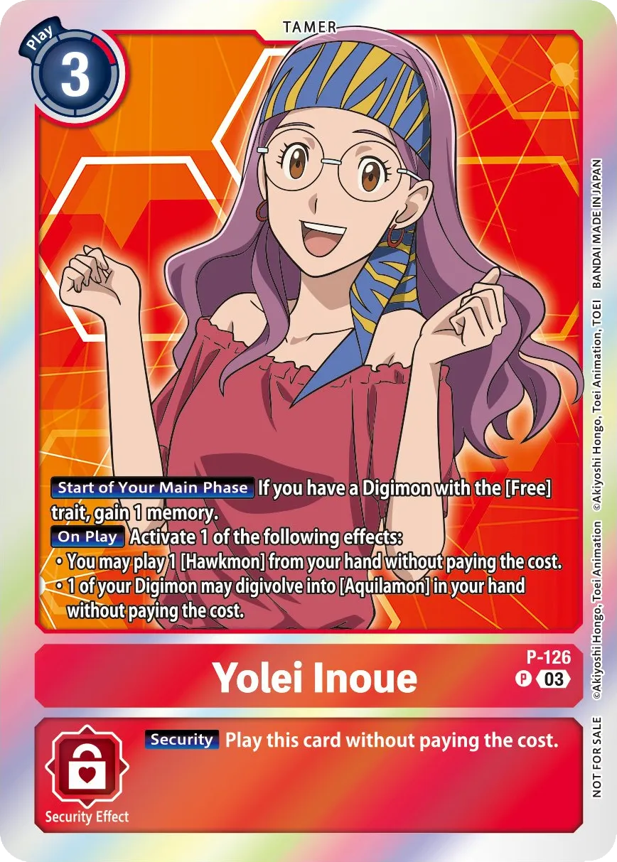 Yolei Inoue &mdash; Digimon Card Game card