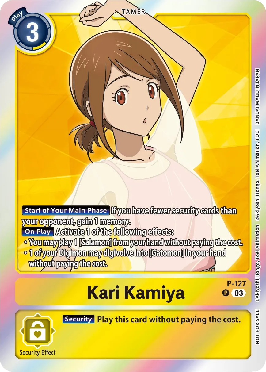 Kari Kamiya &mdash; Digimon Card Game card