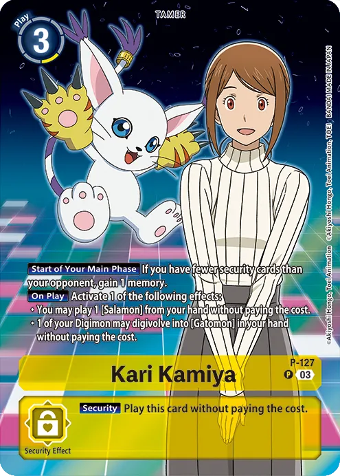 Kari Kamiya &mdash; Digimon Card Game card