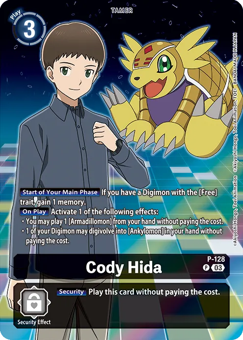 Cody Hida &mdash; Digimon Card Game card