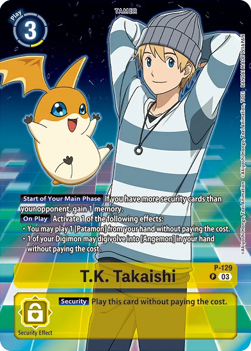T.K. Takaishi &mdash; Digimon Card Game card