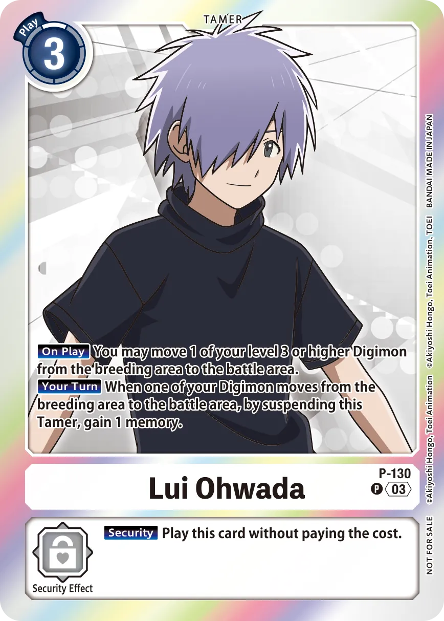 Lui Ohwada &mdash; Digimon Card Game card
