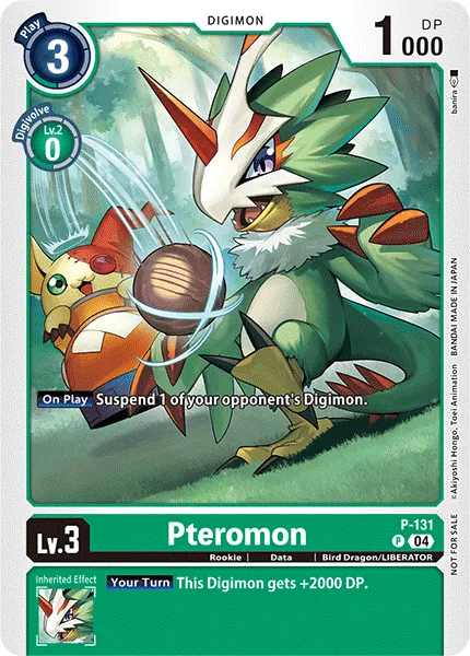 Pteromon &mdash; Digimon Card Game card