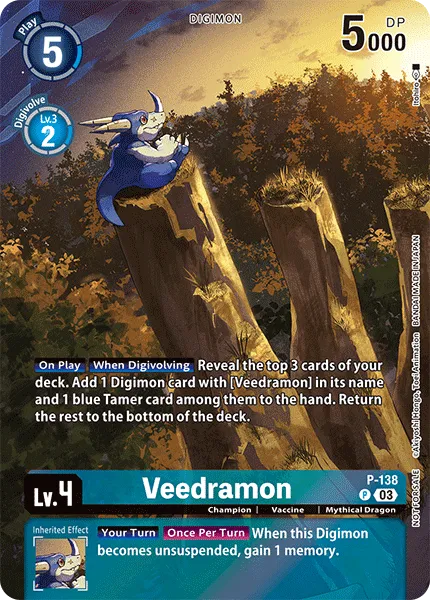 Veedramon &mdash; Digimon Card Game card