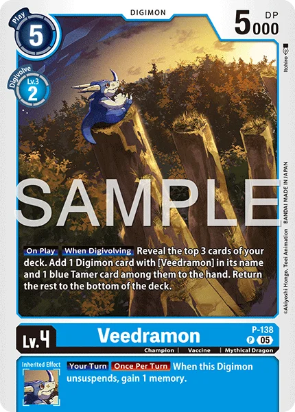 Veedramon &mdash; Digimon Card Game card