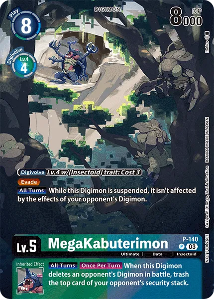 MegaKabuterimon &mdash; Digimon Card Game card