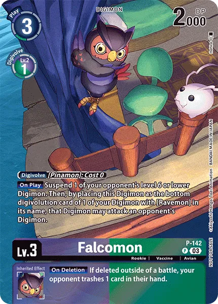 Falcomon &mdash; Digimon Card Game card