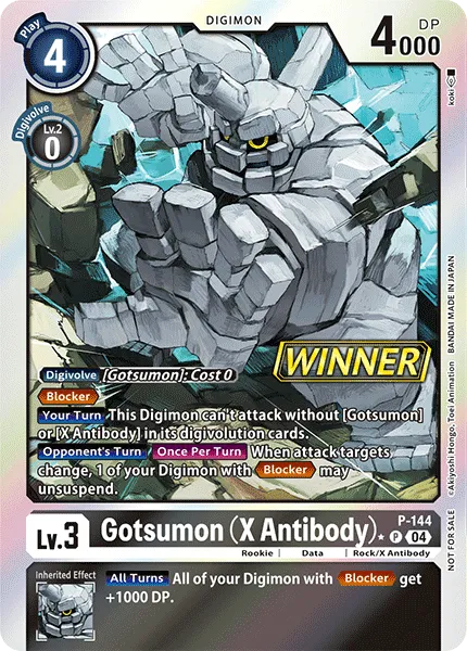 Gotsumon (X Antibody) &mdash; Digimon Card Game card