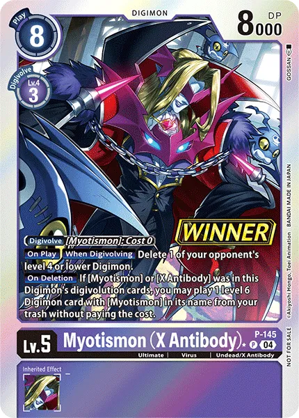 Myotismon (X Antibody) &mdash; Digimon Card Game card