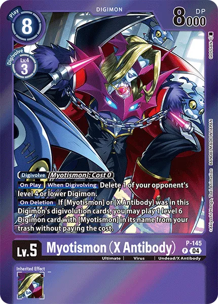 Myotismon (X Antibody) &mdash; Digimon Card Game card