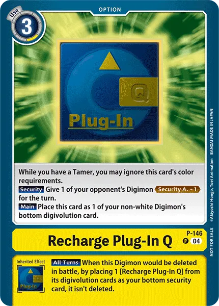 Reload Plug-In Q &mdash; Digimon Card Game card