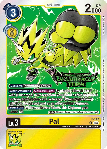 Pal &mdash; Digimon Card Game card