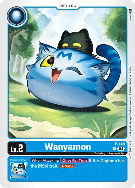 Wanyamon &mdash; Digimon Card Game card