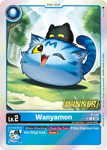 Wanyamon &mdash; Digimon Card Game card
