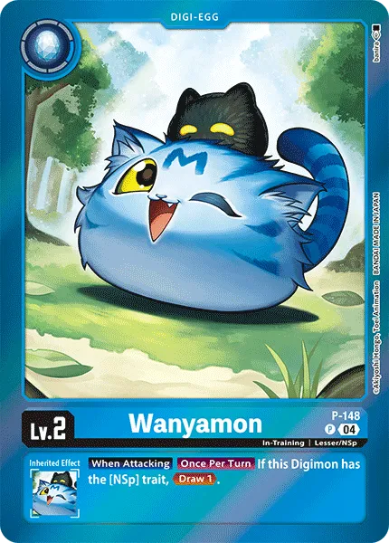 Wanyamon &mdash; Digimon Card Game card