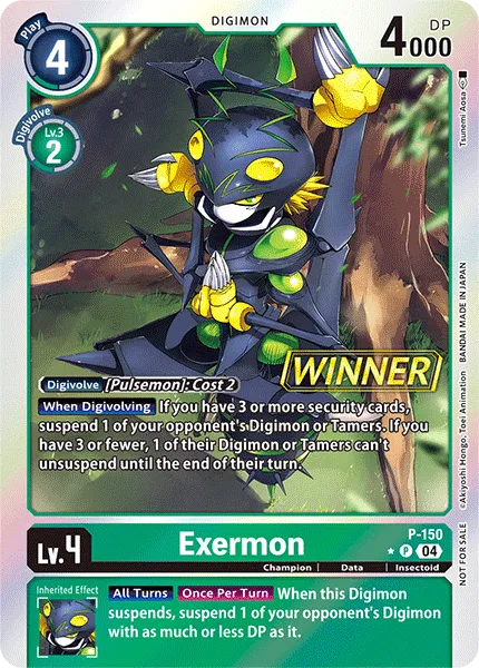 Exermon &mdash; Digimon Card Game card