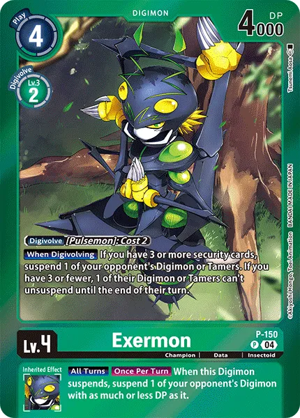 Exermon &mdash; Digimon Card Game card
