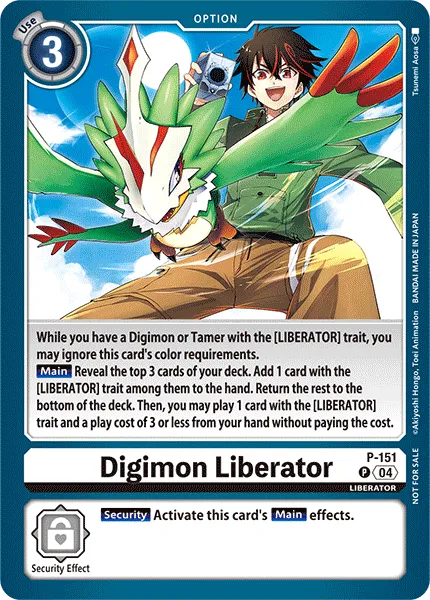 Digimon Liberator &mdash; Digimon Card Game card