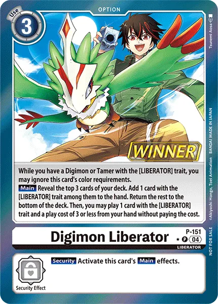 Digimon Liberator &mdash; Digimon Card Game card