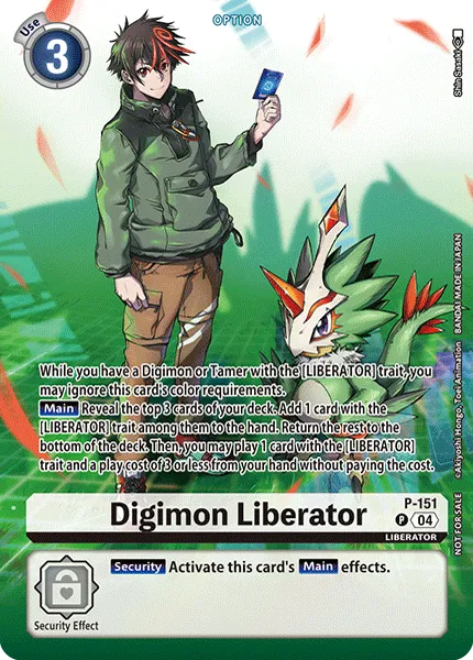 Digimon Liberator &mdash; Digimon Card Game card