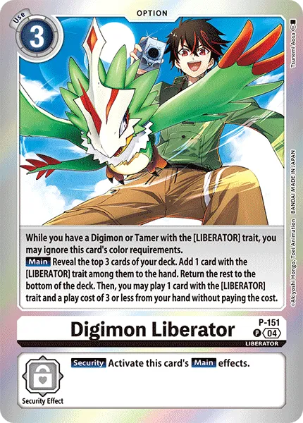 Digimon Liberator &mdash; Digimon Card Game card