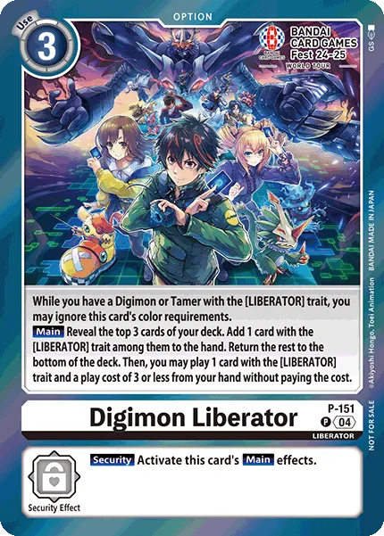 Digimon Liberator &mdash; Digimon Card Game card
