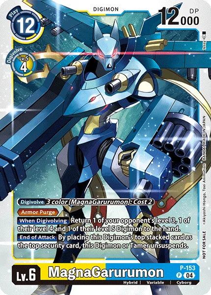 MagnaGarurumon &mdash; Digimon Card Game card