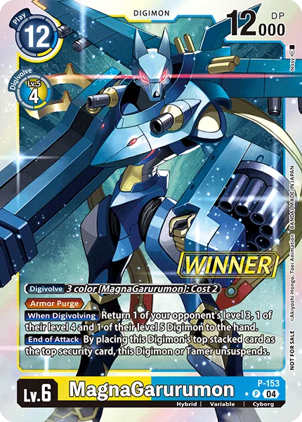MagnaGarurumon &mdash; Digimon Card Game card