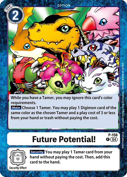 Future Potential! &mdash; Digimon Card Game card