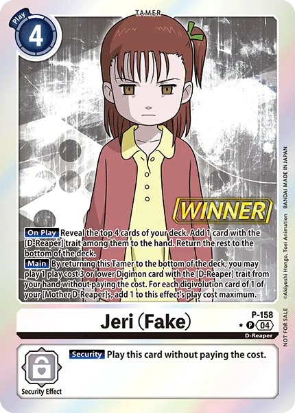 Jeri (Fake) &mdash; Digimon Card Game card