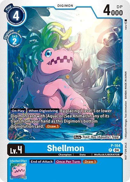 Shellmon &mdash; Digimon Card Game card