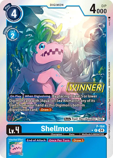 Shellmon &mdash; Digimon Card Game card