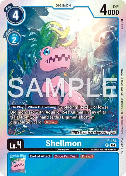 Shellmon &mdash; Digimon Card Game card