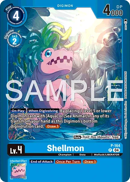 Shellmon &mdash; Digimon Card Game card