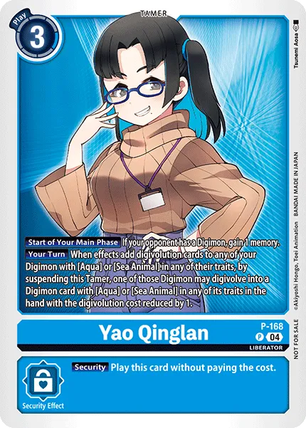 Yao Qinglan &mdash; Digimon Card Game card