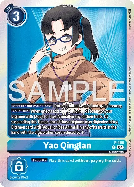 Yao Qinglan &mdash; Digimon Card Game card