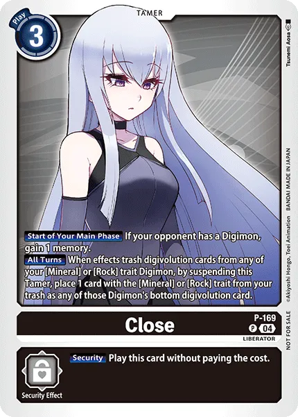 Close &mdash; Digimon Card Game card