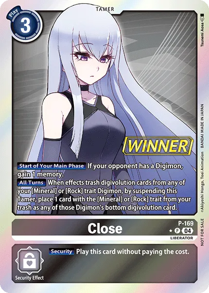 Close &mdash; Digimon Card Game card