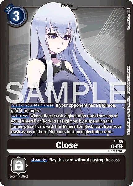 Close &mdash; Digimon Card Game card