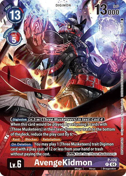 AvengeKidmon &mdash; Digimon Card Game card