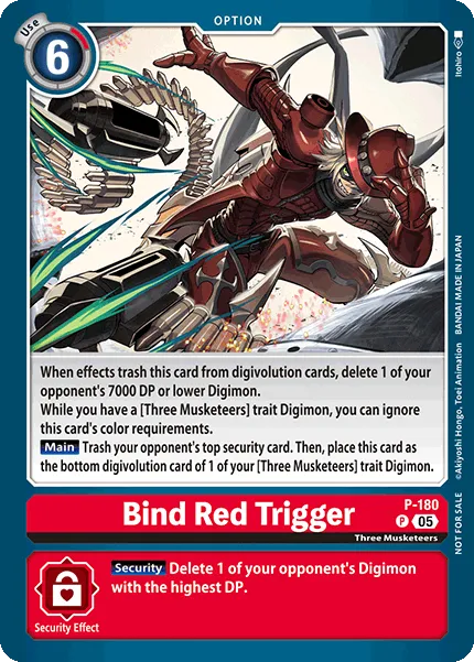 Bind Red Trigger &mdash; Digimon Card Game card
