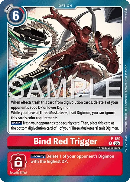 Bind Red Trigger &mdash; Digimon Card Game card