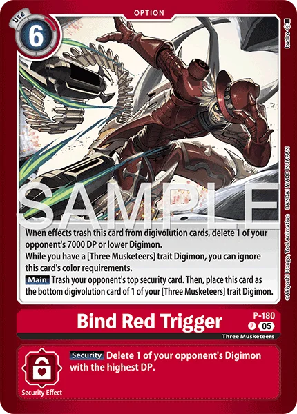 Bind Red Trigger &mdash; Digimon Card Game card