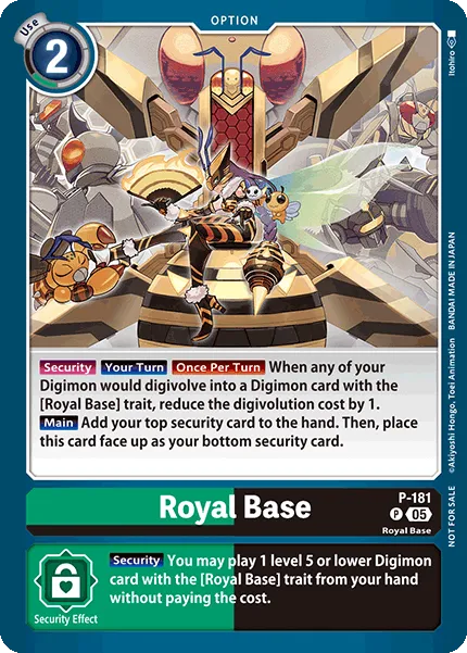 Royal Base &mdash; Digimon Card Game card