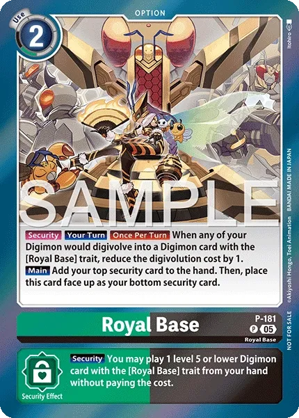 Royal Base &mdash; Digimon Card Game card
