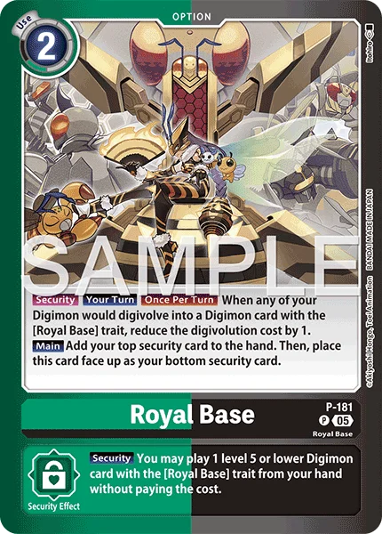 Royal Base &mdash; Digimon Card Game card