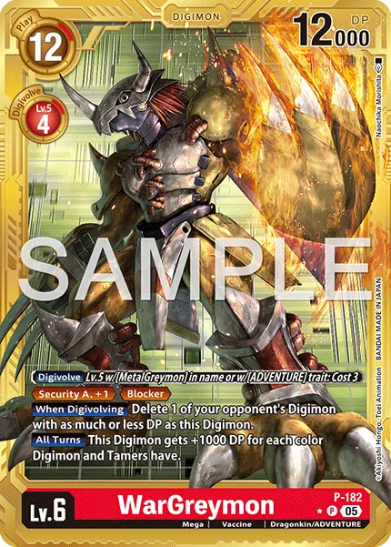 WarGreymon &mdash; Digimon Card Game card