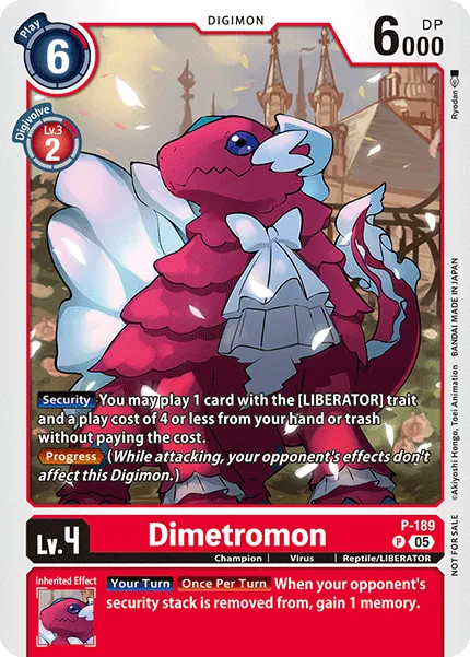 Dimetromon &mdash; Digimon Card Game card
