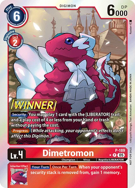 Dimetromon &mdash; Digimon Card Game card