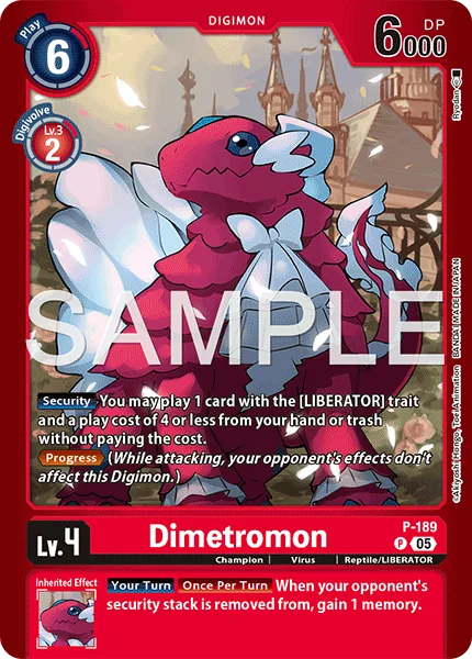 Dimetromon &mdash; Digimon Card Game card
